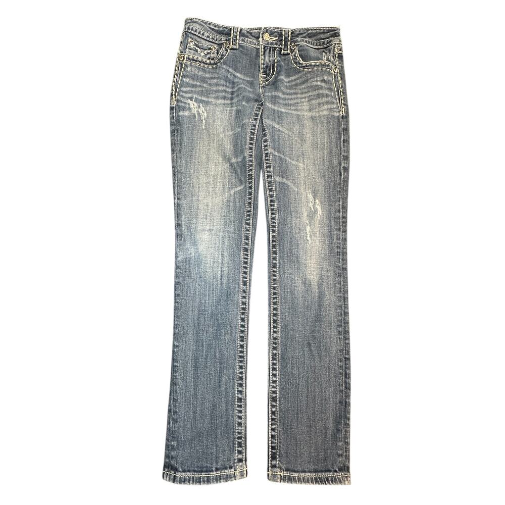 Miss Me Jeans Womens 28 Style JW5161S2R Blue Skinny Denim 5 Pocket Everyday